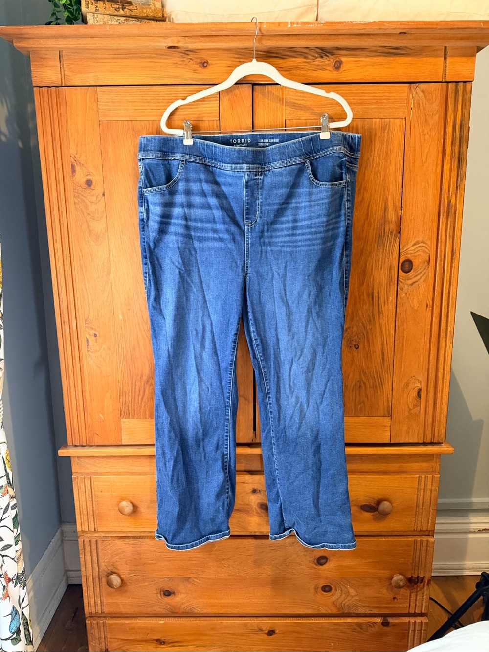 torrid Blue Boot-Cut Stretch Jeans
